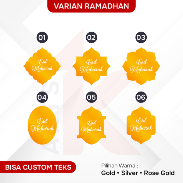 topper akrilik seasonal idul fitri idul adha christmas natal