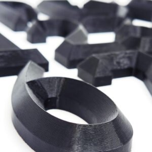 huruf angka plat nomor mobil motor segilima 3d